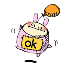 ballooooooooon rabbit sticker #7883529