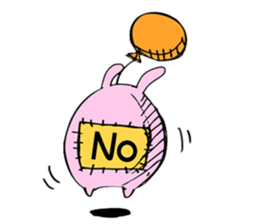 ballooooooooon rabbit sticker #7883530