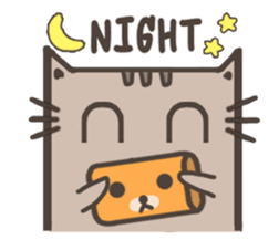 Lotte cat, the continuous long sticker #7883581