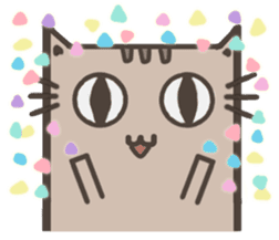 Lotte cat, the continuous long sticker #7883582