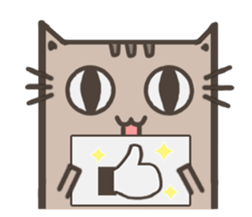 Lotte cat, the continuous long sticker #7883585