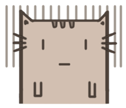 Lotte cat, the continuous long sticker #7883588