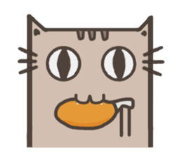 Lotte cat, the continuous long sticker #7883596