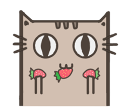 Lotte cat, the continuous long sticker #7883597