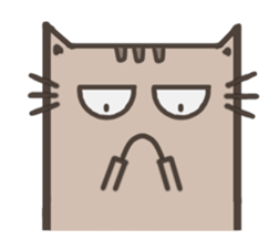 Lotte cat, the continuous long sticker #7883601