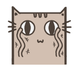 Lotte cat, the continuous long sticker #7883602