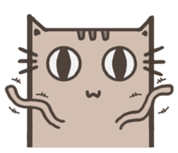 Lotte cat, the continuous long sticker #7883603