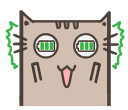 Lotte cat, the continuous long sticker #7883607