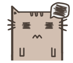 Lotte cat, the continuous long sticker #7883609