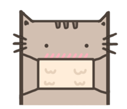 Lotte cat, the continuous long sticker #7883611