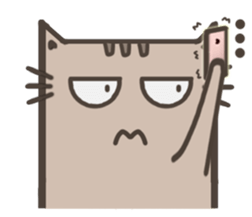 Lotte cat, the continuous long sticker #7883612