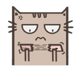 Lotte cat, the continuous long sticker #7883613