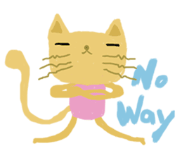 Sweet Cat and Happy Dog sticker #7883825