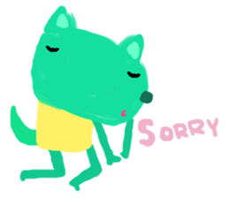 Sweet Cat and Happy Dog sticker #7883827