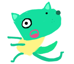 Sweet Cat and Happy Dog sticker #7883830