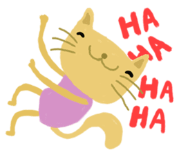 Sweet Cat and Happy Dog sticker #7883834
