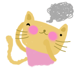 Sweet Cat and Happy Dog sticker #7883835