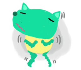 Sweet Cat and Happy Dog sticker #7883844