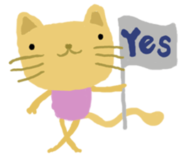 Sweet Cat and Happy Dog sticker #7883846