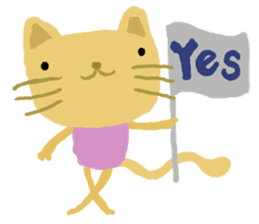 Sweet Cat and Happy Dog sticker #7883846