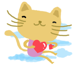 Sweet Cat and Happy Dog sticker #7883849
