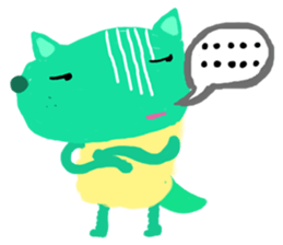 Sweet Cat and Happy Dog sticker #7883853