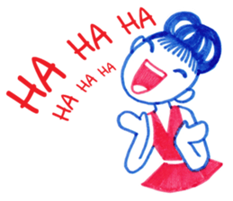 Ballpoint pen drawing 2 sticker #7884143