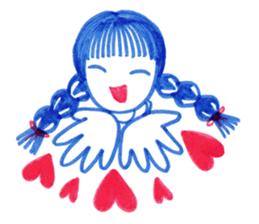 Ballpoint pen drawing 2 sticker #7884145