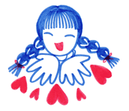 Ballpoint pen drawing 2 sticker #7884145