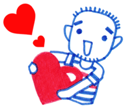 Ballpoint pen drawing 2 sticker #7884148