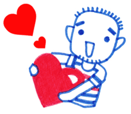 Ballpoint pen drawing 2 sticker #7884148