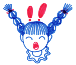 Ballpoint pen drawing 2 sticker #7884160