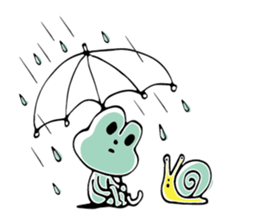 Sticker of kaerukun and tumurisan. sticker #7884847