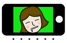 Friend hamichan of Mrs Nagai. sticker #7885253