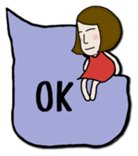 Friend hamichan of Mrs Nagai. sticker #7885280