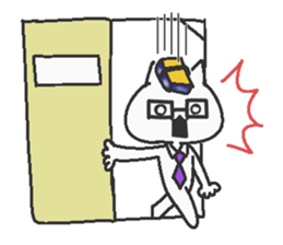 Teacher cat sticker #7885454