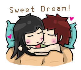 Cute Hui's life: Couple in love sticker #7885631