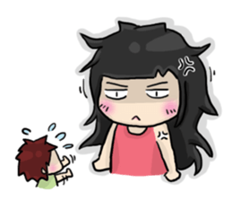 Cute Hui's life: Couple in love sticker #7885640