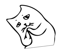 The cat which cries sticker #7885736