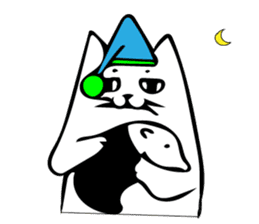 The cat which cries sticker #7885757