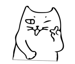 The cat which cries sticker #7885759