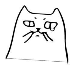 The cat which cries sticker #7885763