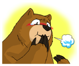 Bear actor sticker #7886005