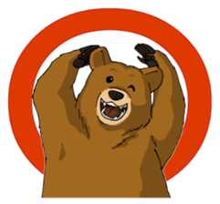 Bear actor sticker #7886009