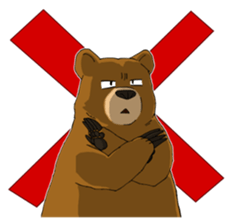 Bear actor sticker #7886010