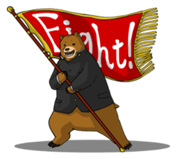 Bear actor sticker #7886015