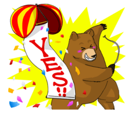 Bear actor sticker #7886016