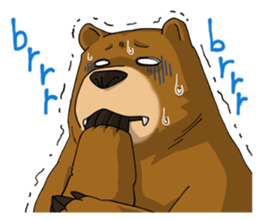 Bear actor sticker #7886019