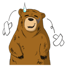 Bear actor sticker #7886024