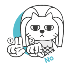 Merdeaf (Singapore Sign Language) sticker #7886269